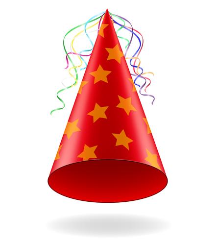 cap for birthday celebrations vector illustration