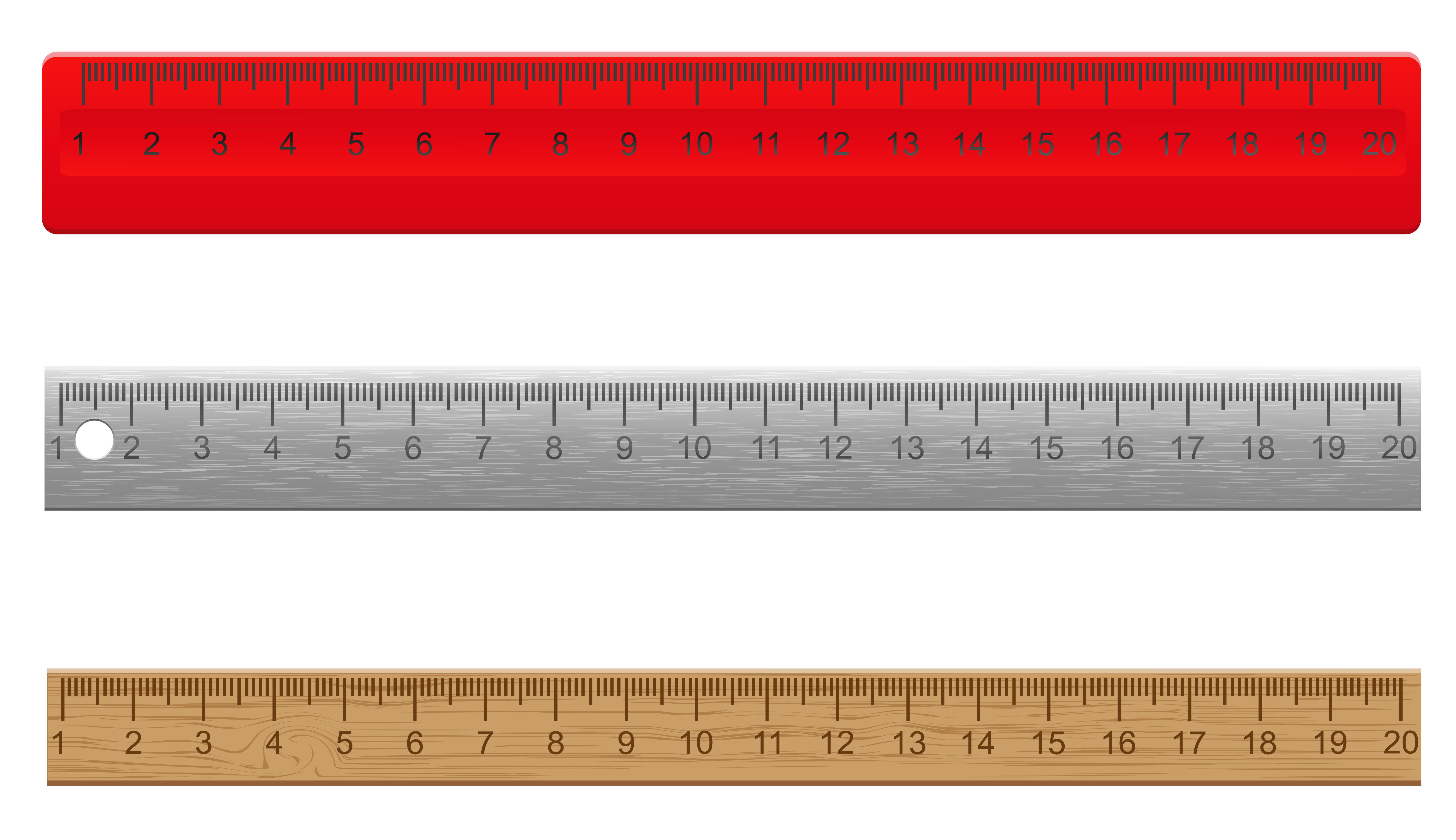free ruler vector