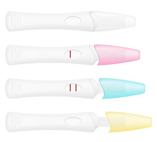 pregnancy test vector illustration