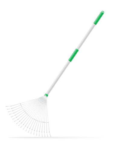 garden tool rake vector illustration