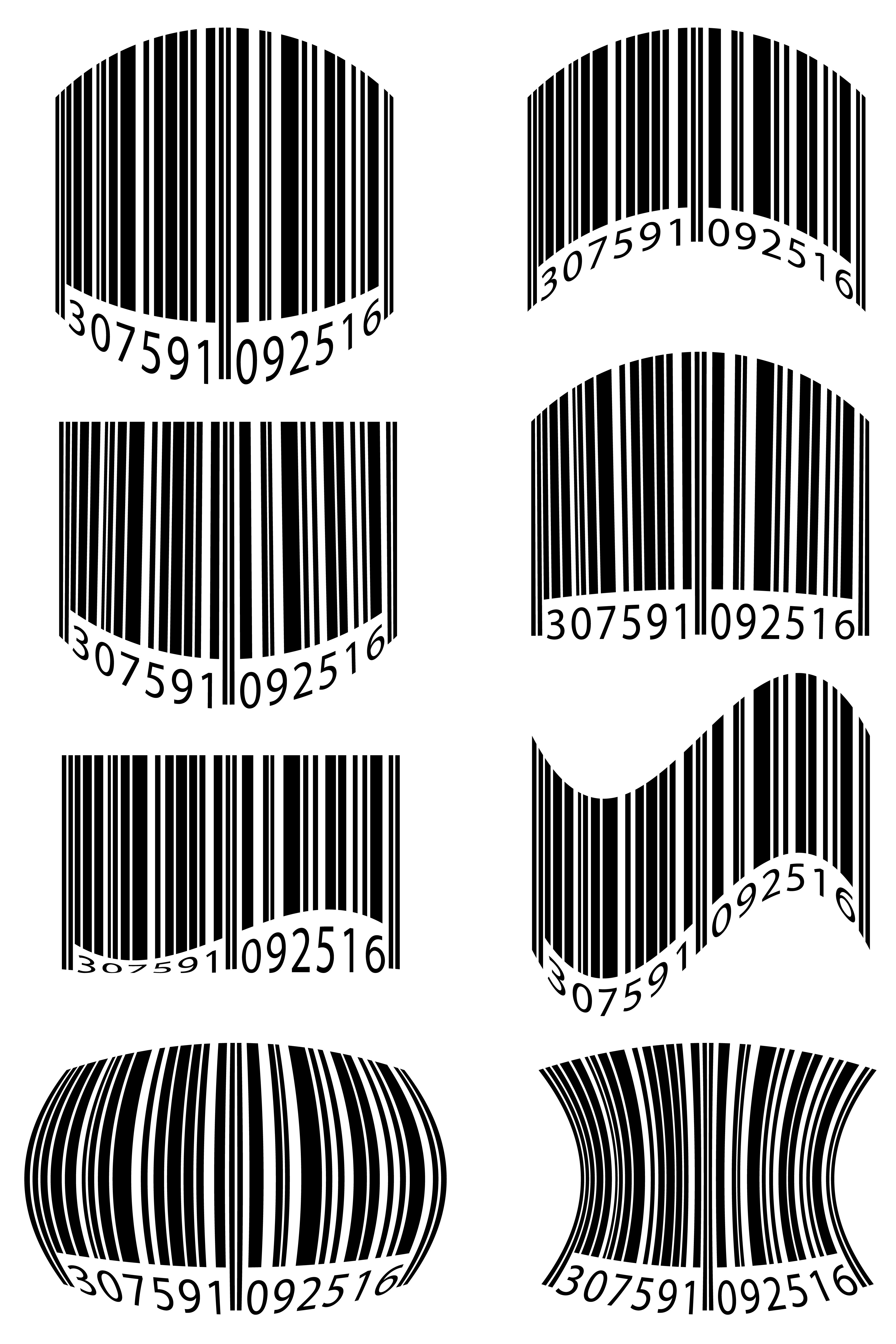 abstract barcode vector illustration 516498 Vector Art at Vecteezy