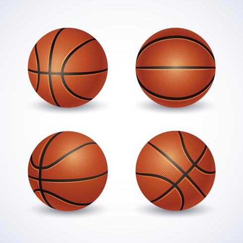 Pelota de baloncesto vector