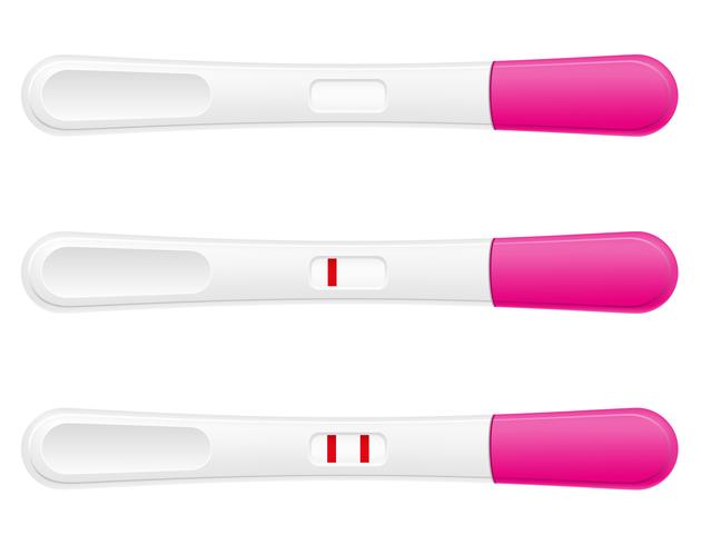 pregnancy test vector illustration