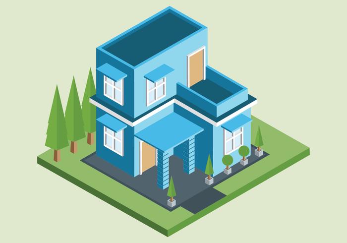 Isometric House Vector