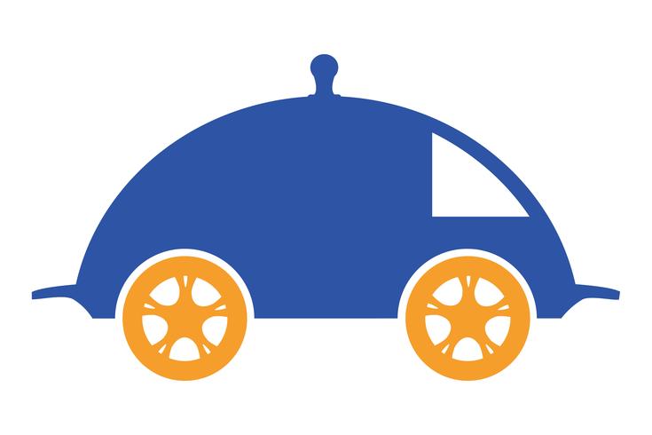 Ilustración de vector de logotipo de entrega de alimentos