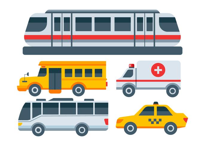 Public Transportation Vector