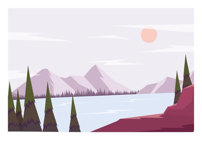 Vector paisaje ilustración