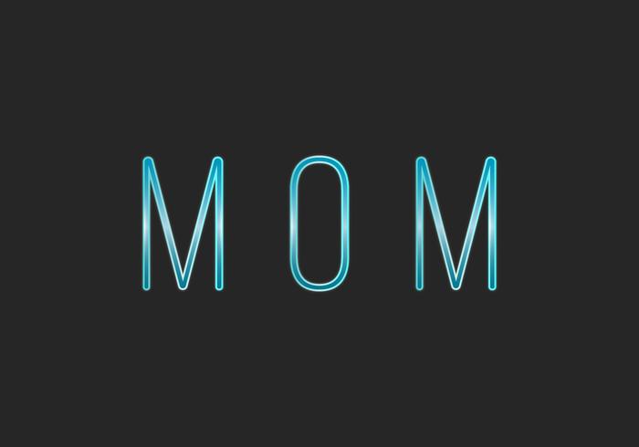  Mom Typography vector