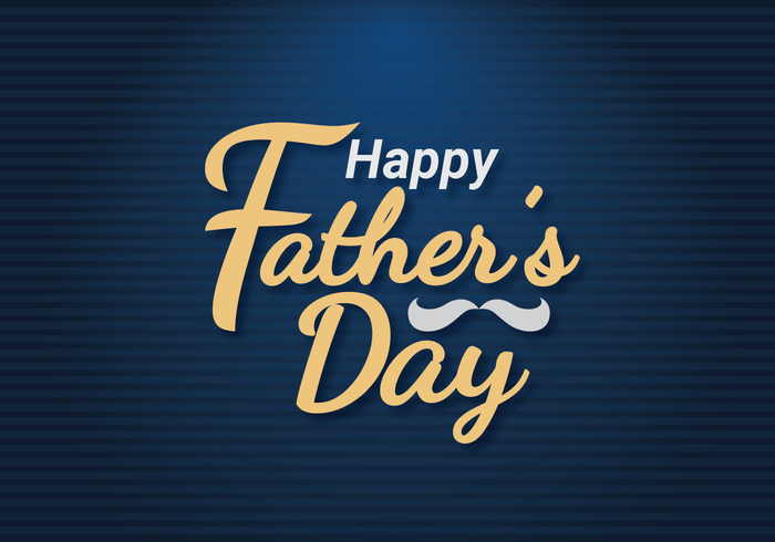 Happy Fathers Day Greetings vector