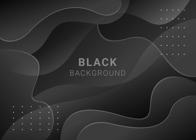 Abstract Black Background vector