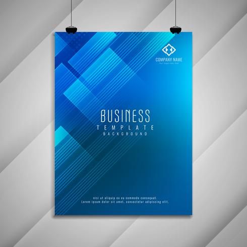 Resumen de negocios folleto plantilla elegante diseño vector
