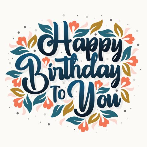 Download Happy Birthday Vector Design - Download Free Vectors ...