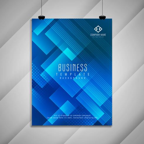 Diseño elegante abstracto de la plantilla del folleto del negocio vector