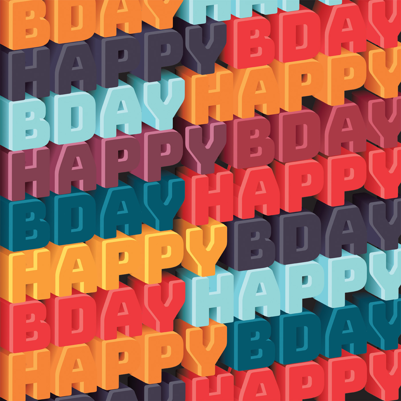 Happy Birthday Pattern Vector 517216 Vector Art at Vecteezy