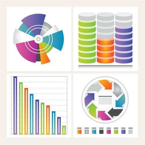 Vector ilustración infografía