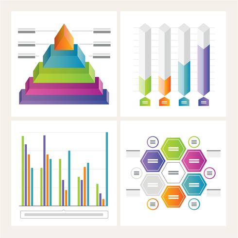 Vector ilustración infografía