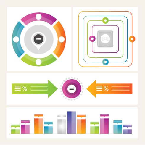 Vector ilustración infografía