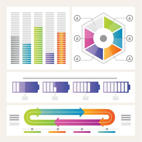 Vector ilustración infografía