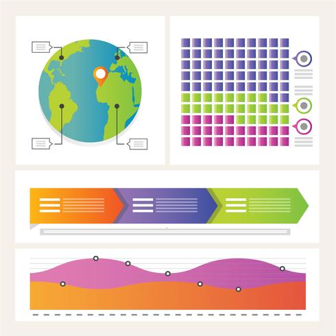 Vector ilustración infografía