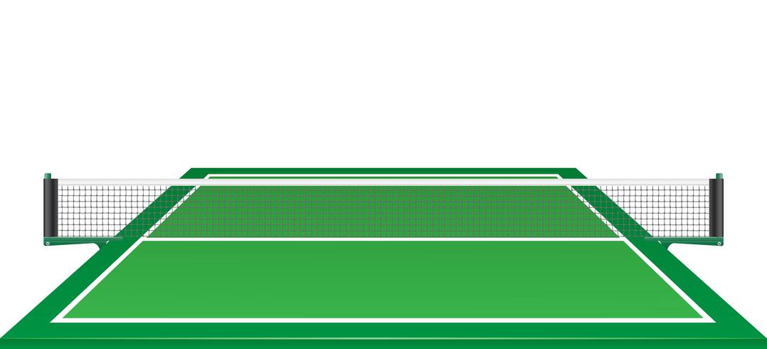 net and table for tennis ping pong vector illustration