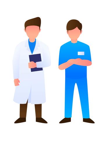 Healthcare Characters	 vector