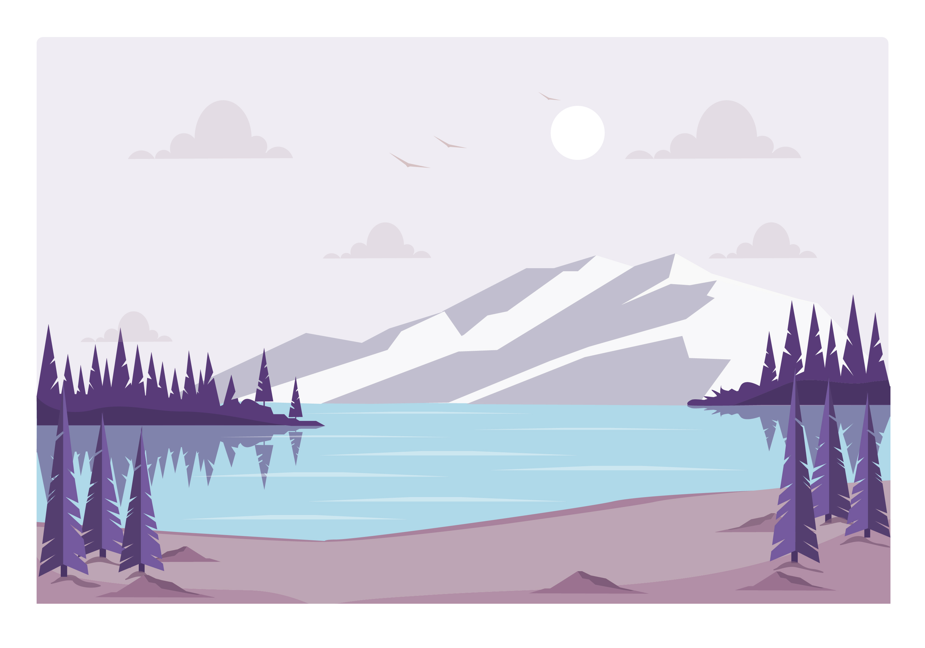Vector Landscape Illustration 517661 Vector Art At Vecteezy Vector Landscape Illustration 517661 Vector Art At Vecteezy