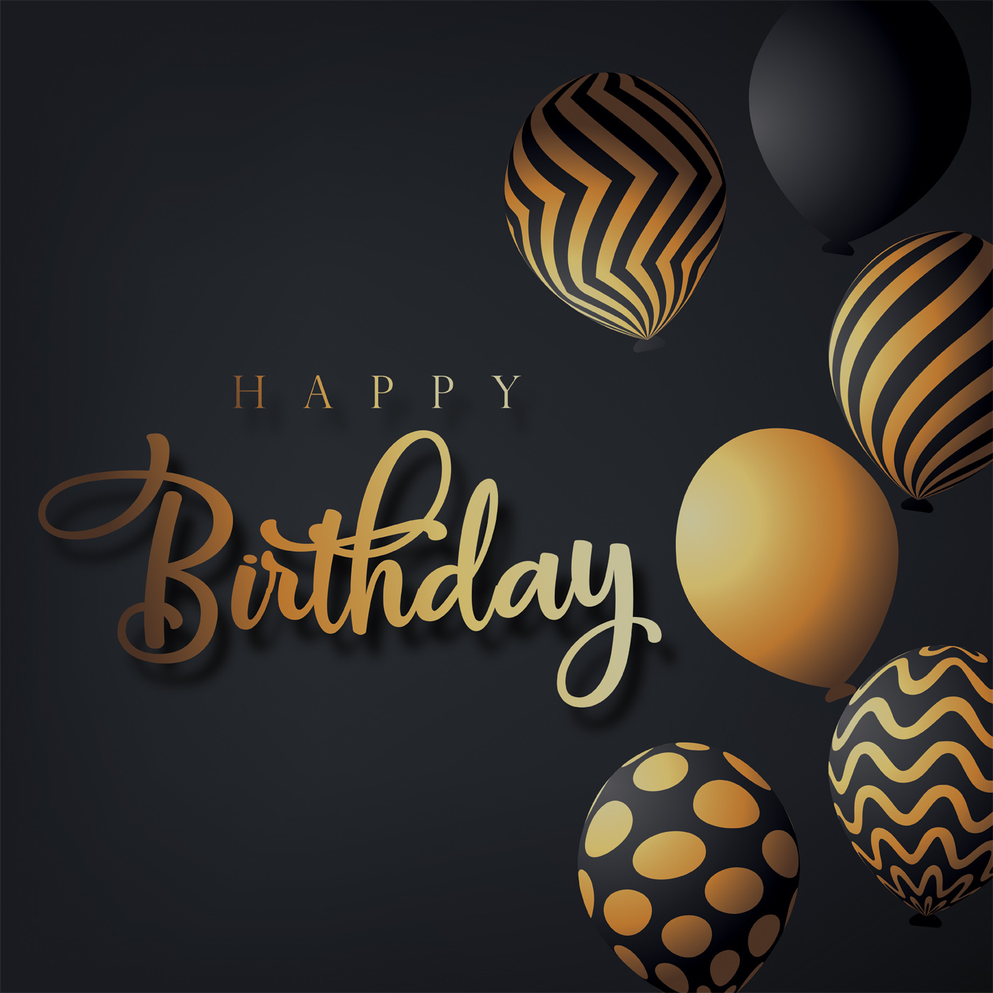 Happy Birthday Decoration Vector Png Images Banner Happy Birthday ...