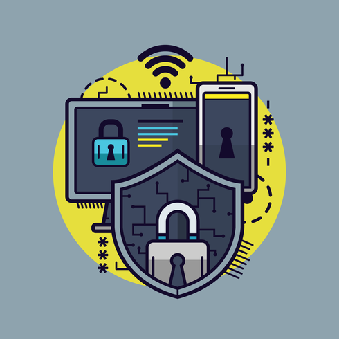 Cyber Security Vector