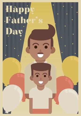 Happy Father's Day Vector Design