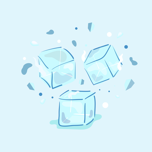 Vector de cubo de hielo