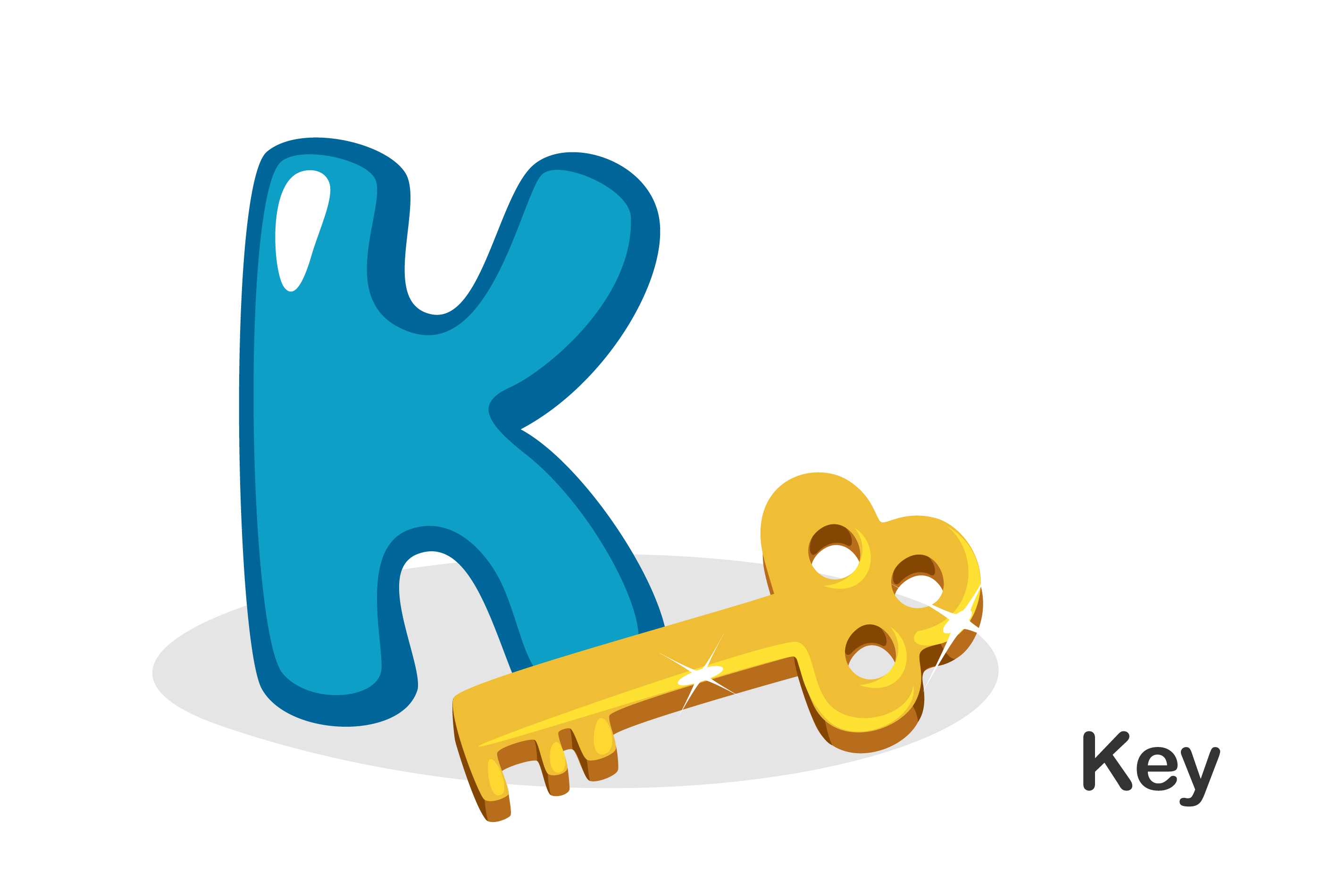 K for key 517944 Vector Art at Vecteezy