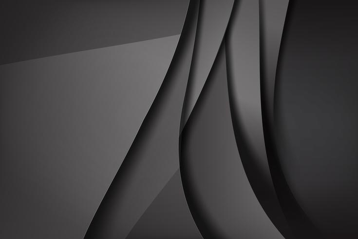 Abstract background dark and black overlaps 007 vector