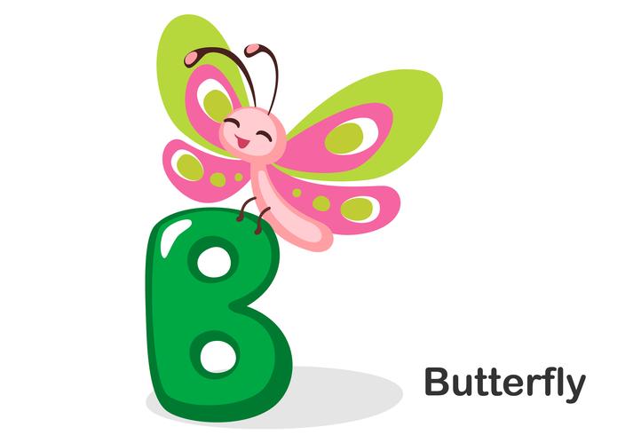 B for butterfly vector