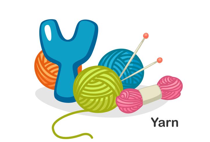 Y for yarn vector