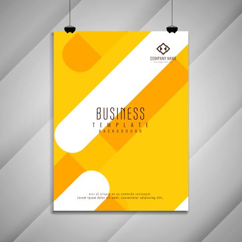 Abstract bright colorful business brochure template design vector