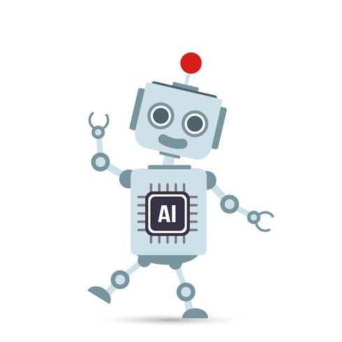 AI Artificial intelligence Technology robot cartoon 001 vector