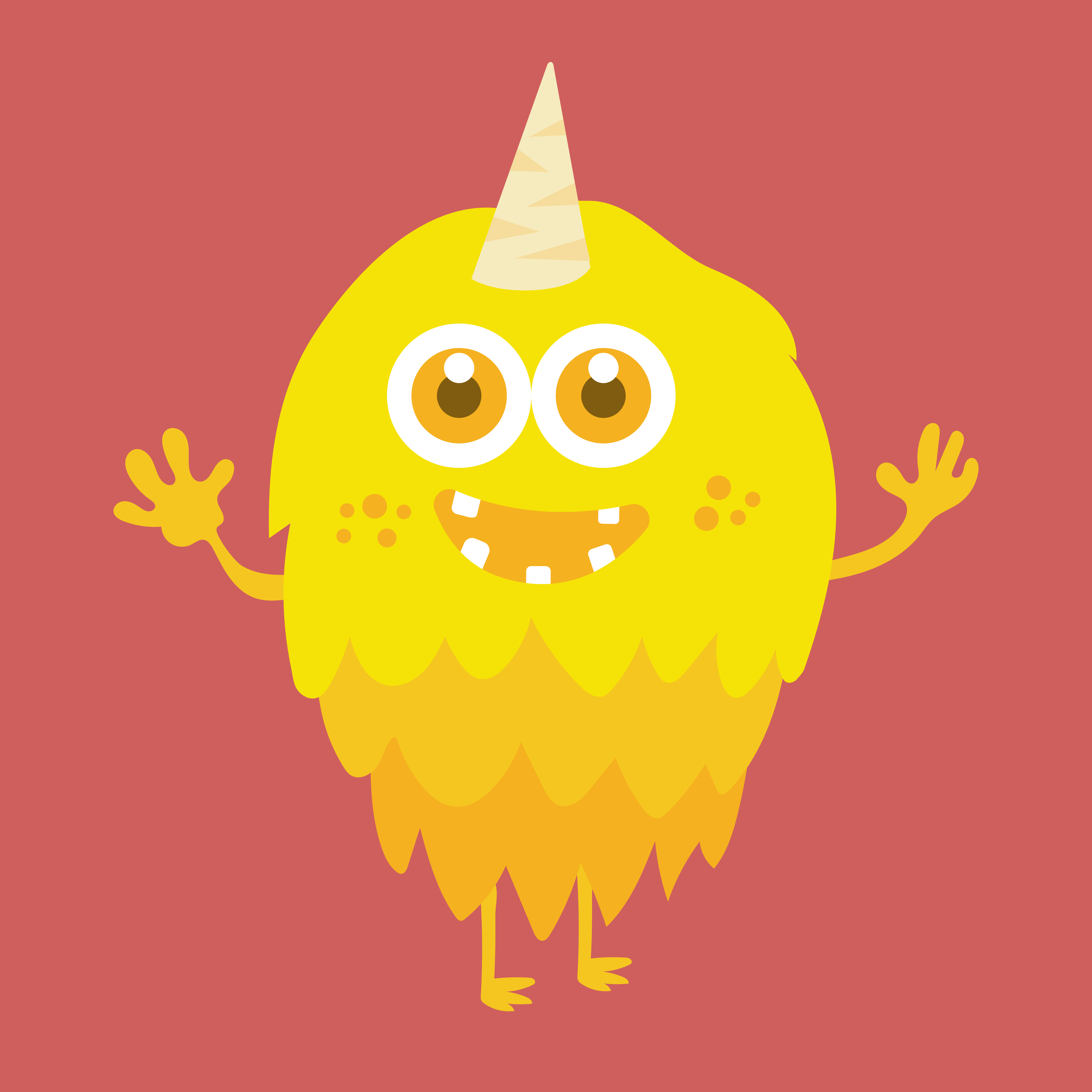 Download Cute monster cartoon character 010 - Download Free Vectors ...