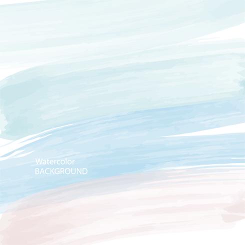 Soft Blue Watercolor Abstract Texture Background Vector And