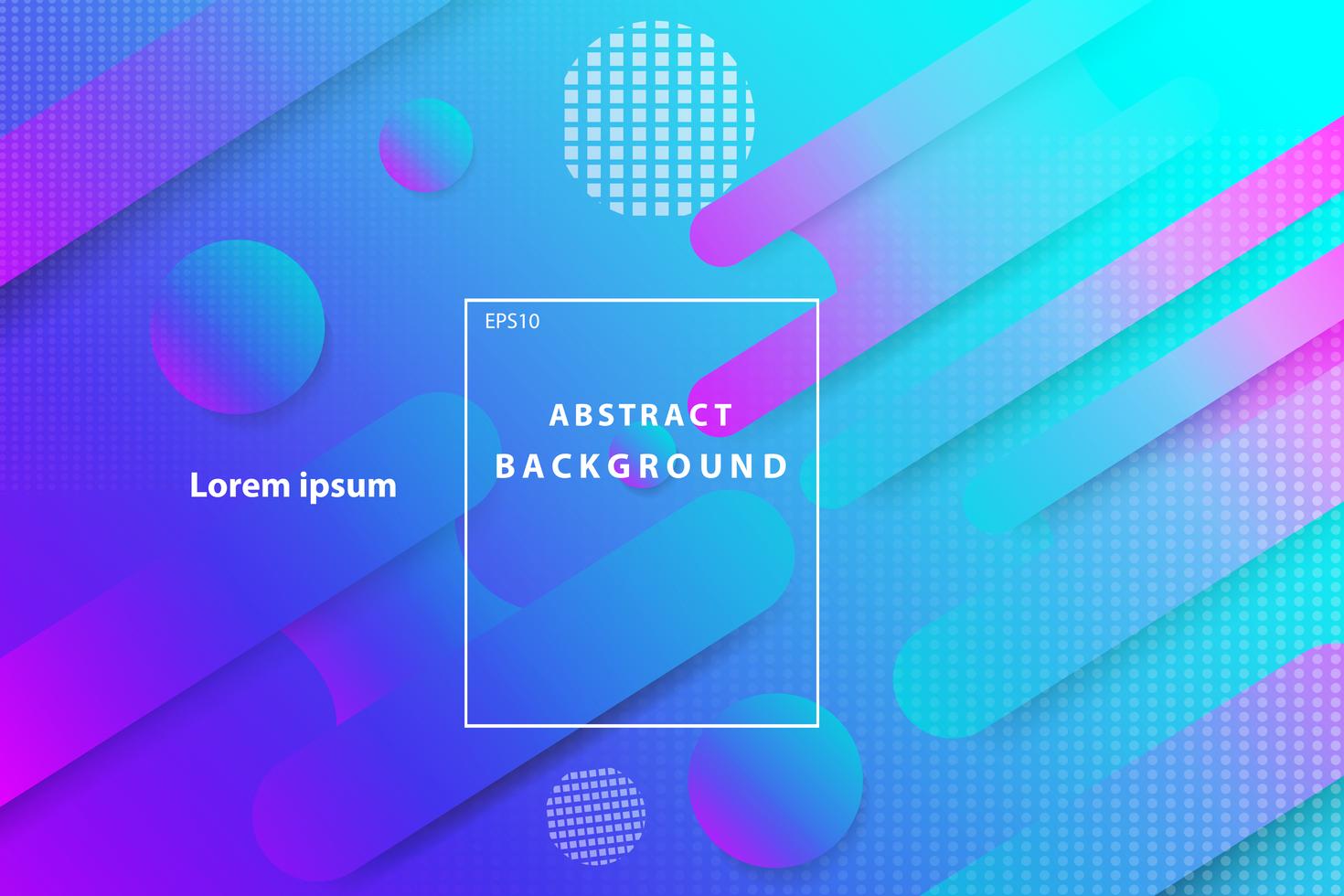 colorful abstract geometric with dark blue and pink cover and wallpaper