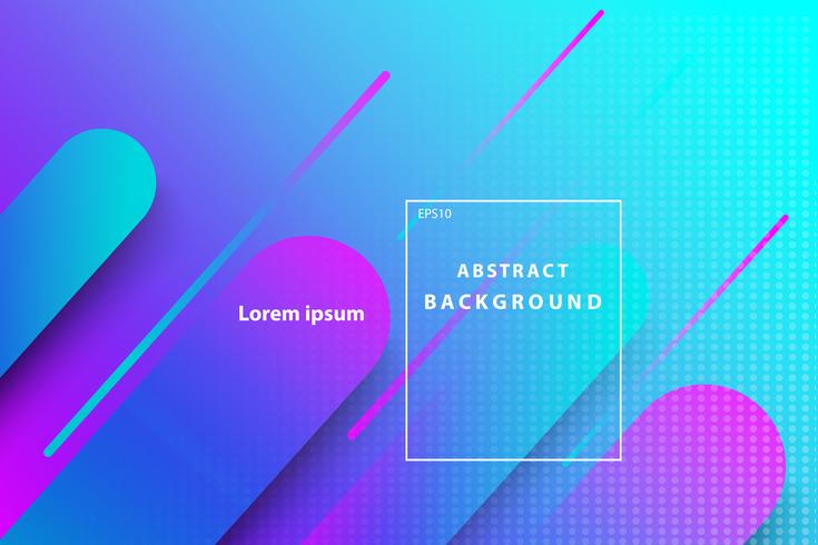 colorful abstract geometric with dark blue and pink cover ...