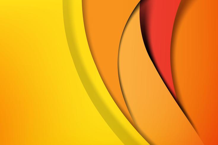 Orange and Yellow Abstract background dark and black layer overlaps 002 vector