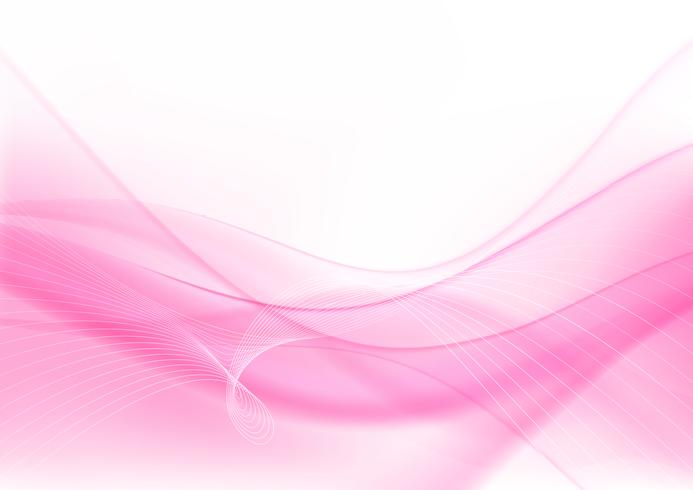 Curve and blend light pink abstract background 010 vector