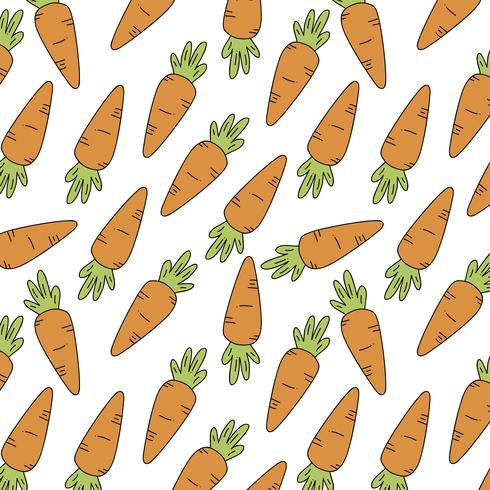 Carrots background vector