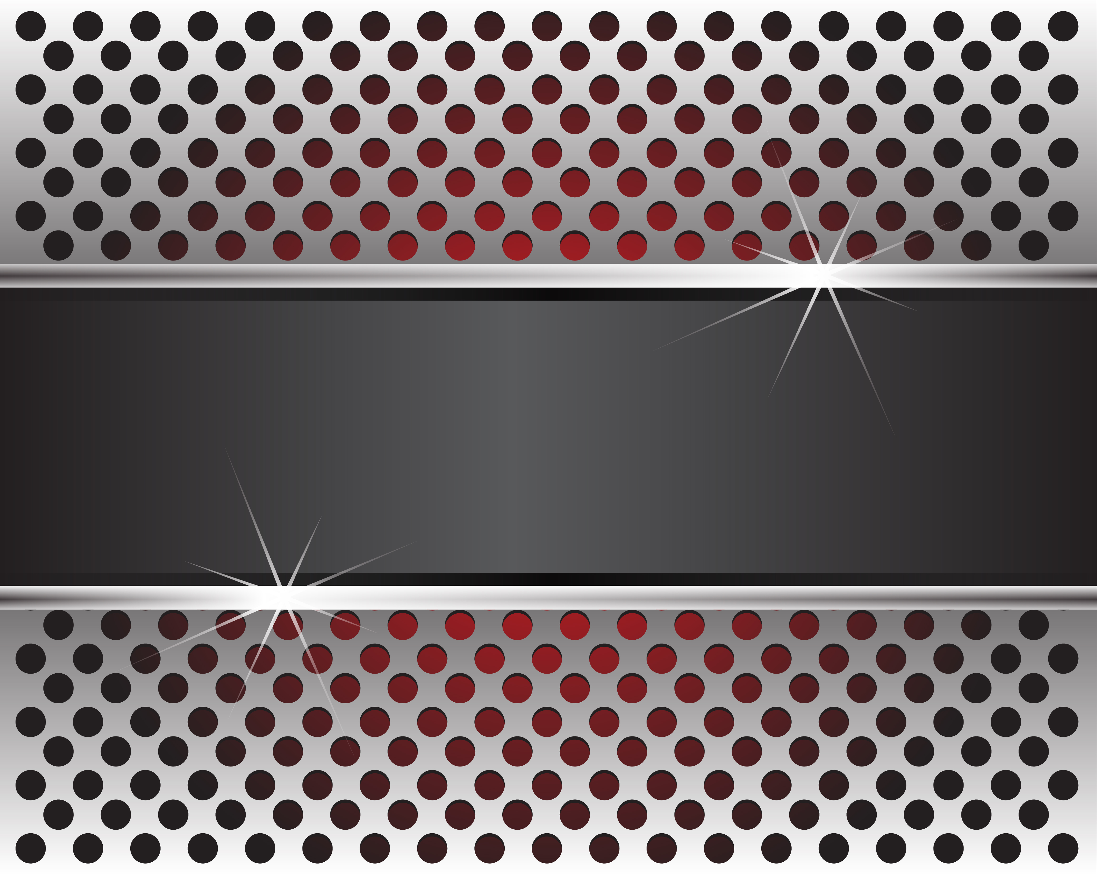 Abstract metal circles mesh background wallpaper in red light and gray