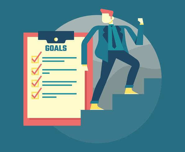 Corporate Goals Illustration vector