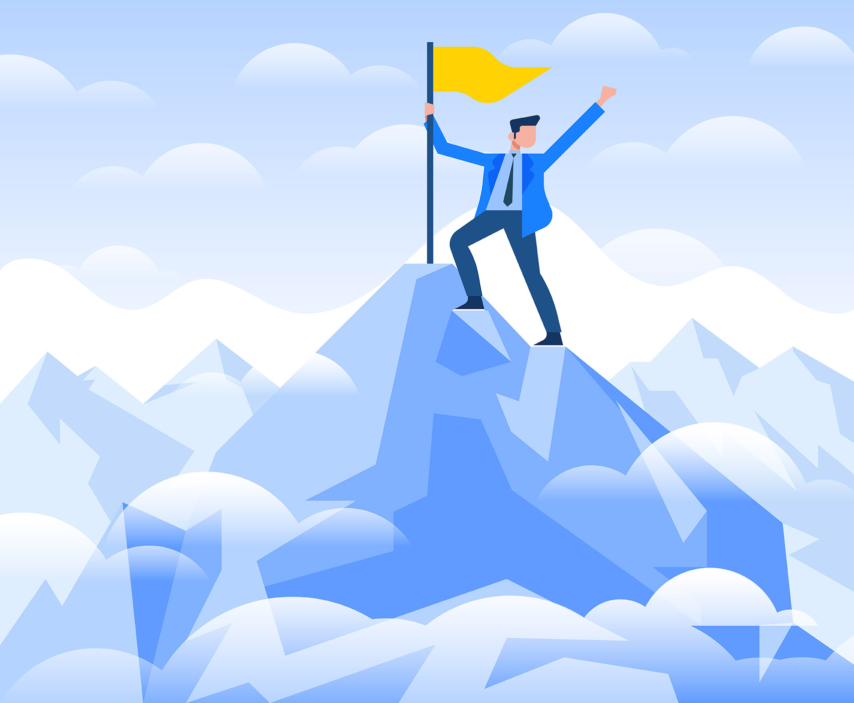 Corporate Goals Illustration 519006 Vector Art at Vecteezy