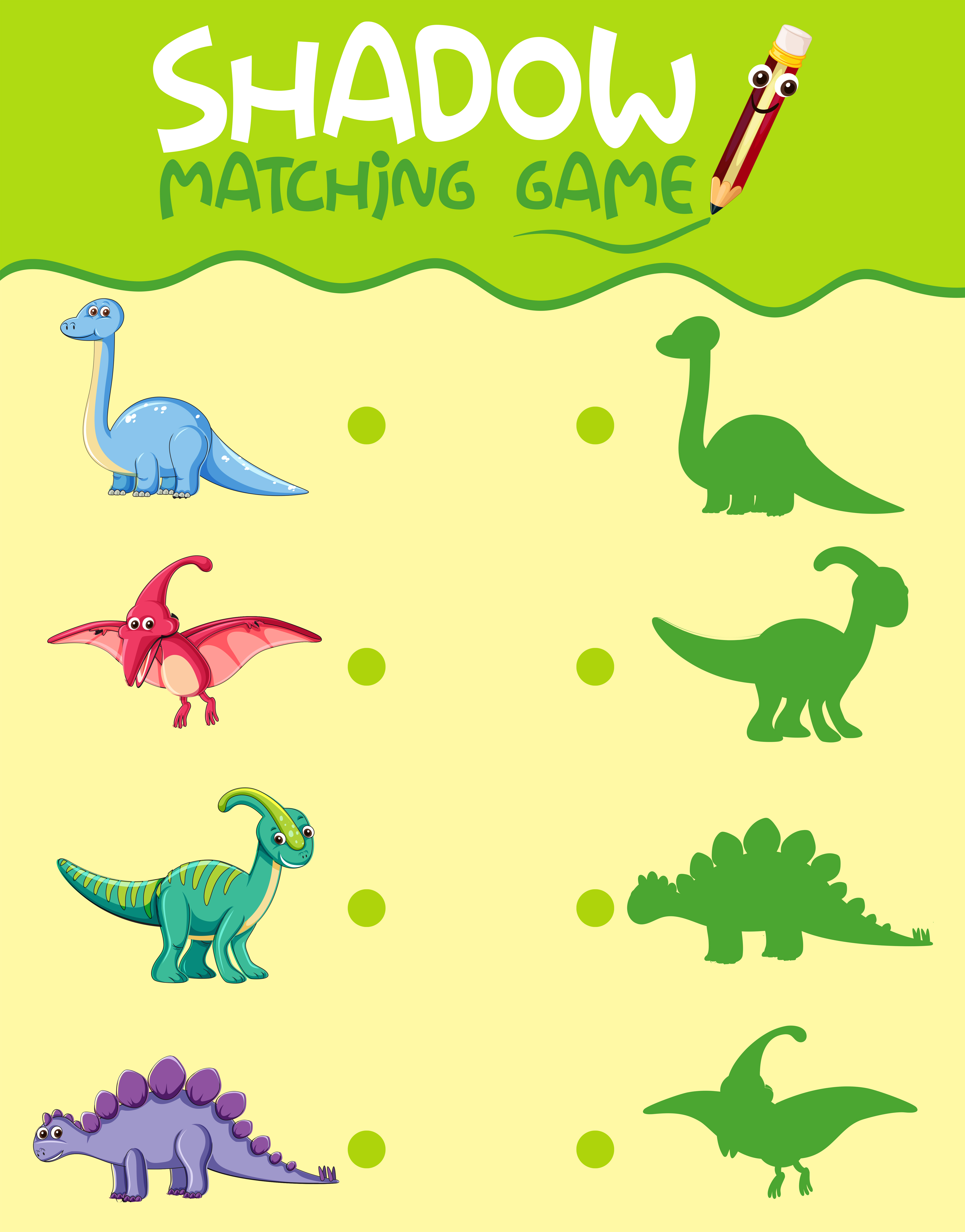 matching-dinosaur-shadow-worksheet-519193-vector-art-at-vecteezy