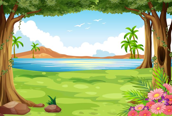 Paisaje vector