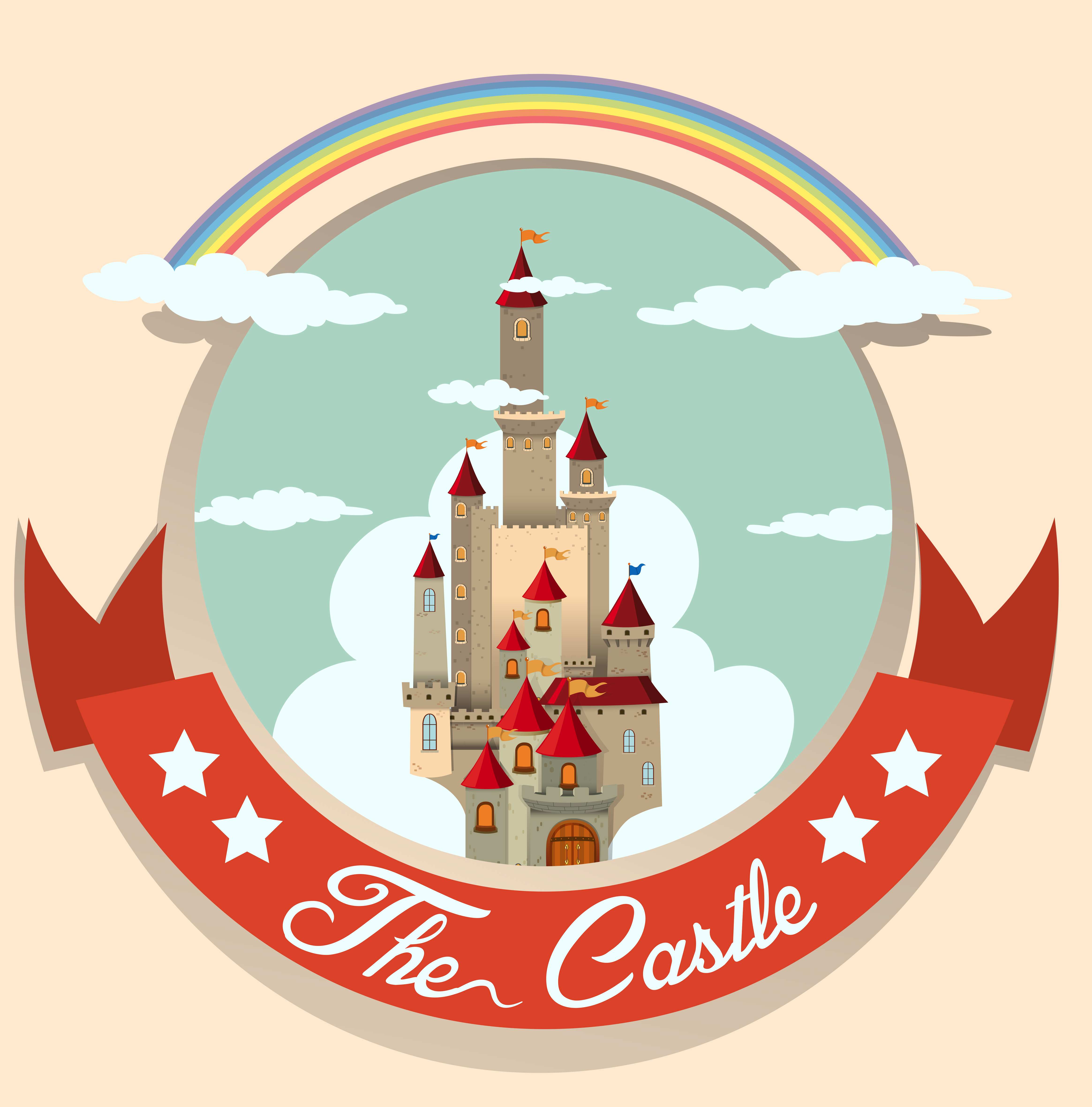 Free Free 319 Disney Castle Rainbow Svg SVG PNG EPS DXF File