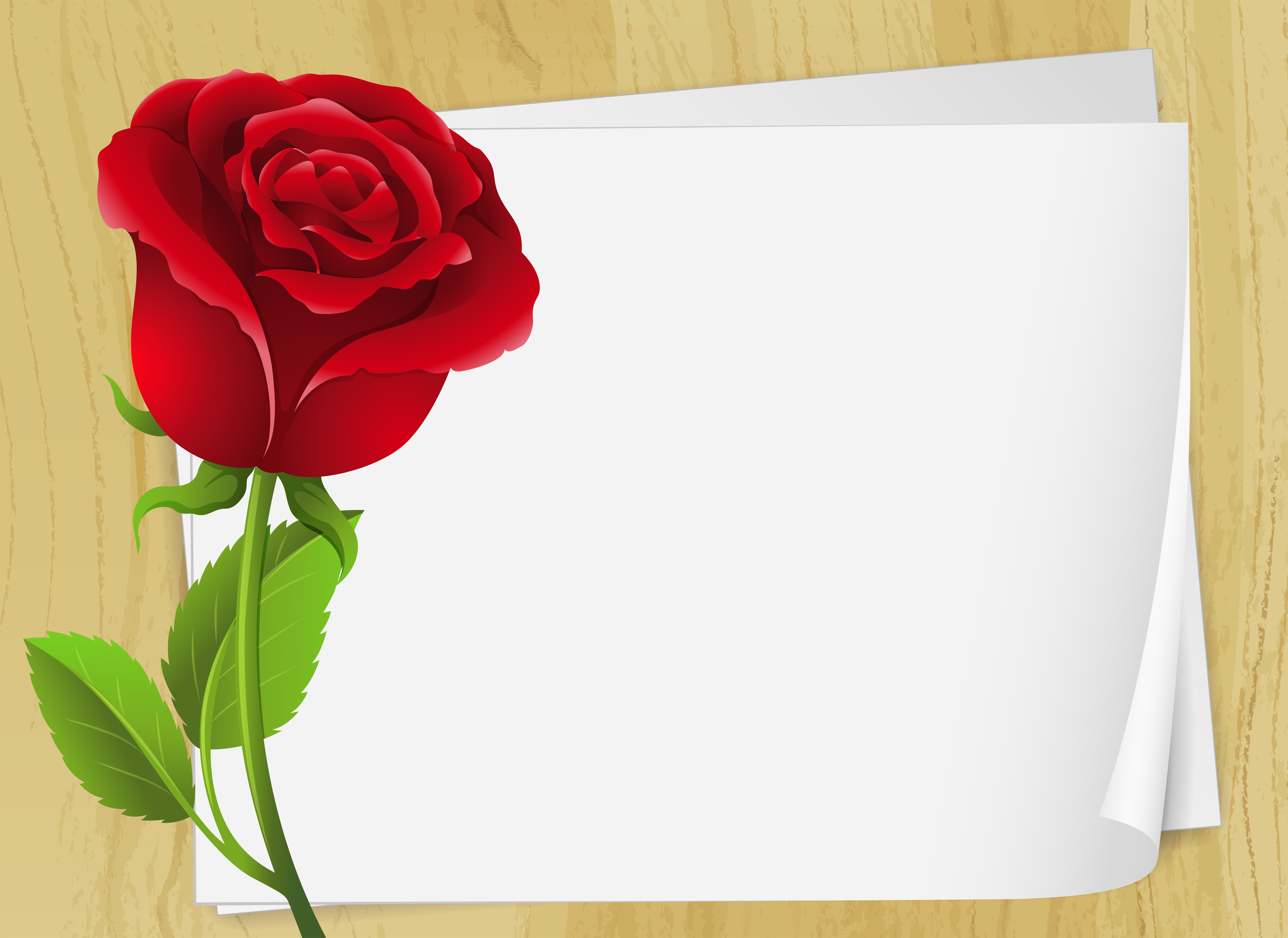 Download Frame design with red rose 519285 - Download Free Vectors, Clipart Graphics & Vector Art